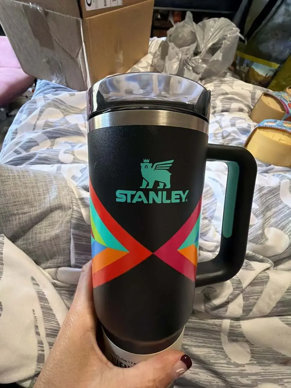 Stanley Hyper Geo Heat Wave Quencher H2.0 FlowState Tumbler 30 oz